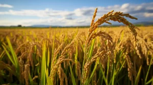 A field of rice