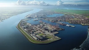 A port in the Netherlands